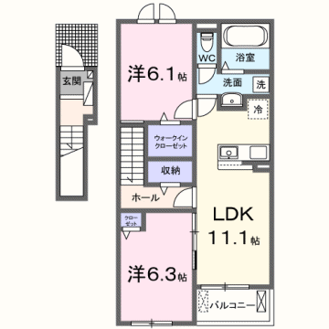 物件間取画像
