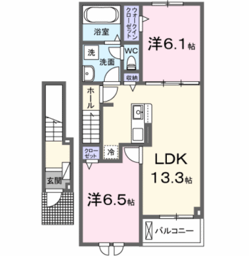 物件間取画像