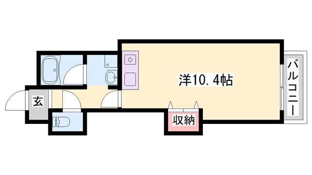 大栄・姫路北条レジデンスの物件間取画像
