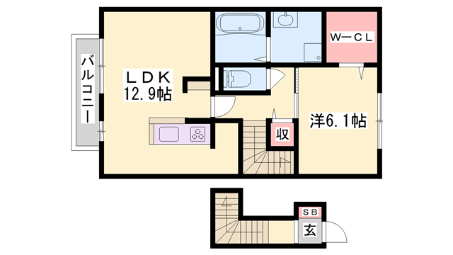 物件間取画像