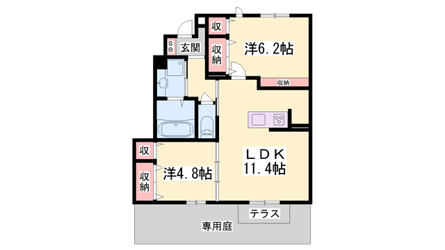 物件間取画像