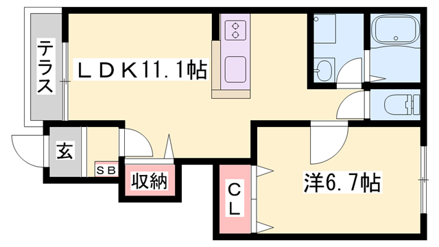 物件間取画像