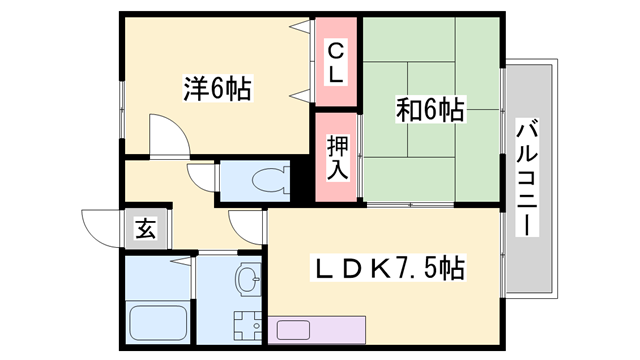 物件間取画像