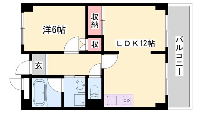 物件間取画像