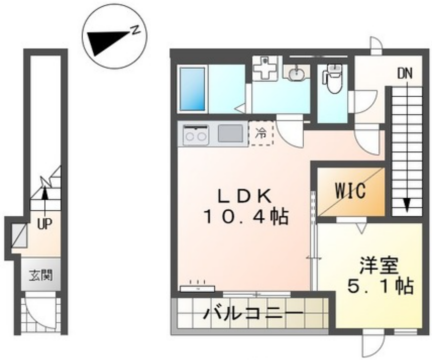 物件間取画像
