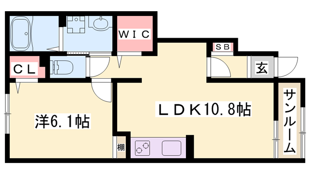 物件間取画像