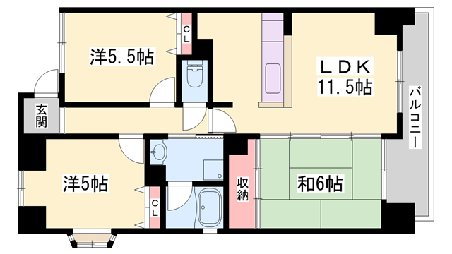 物件間取画像