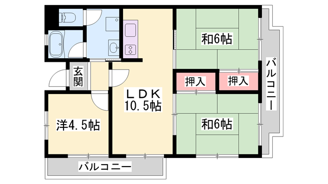 物件間取画像