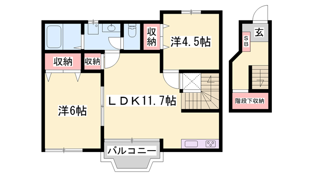 物件間取画像