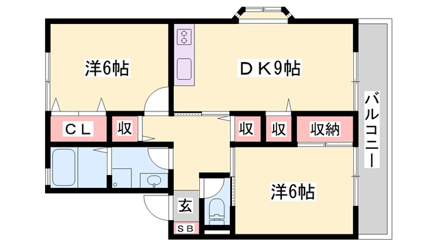 物件間取画像