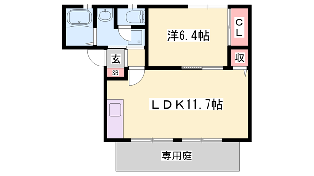 物件間取画像