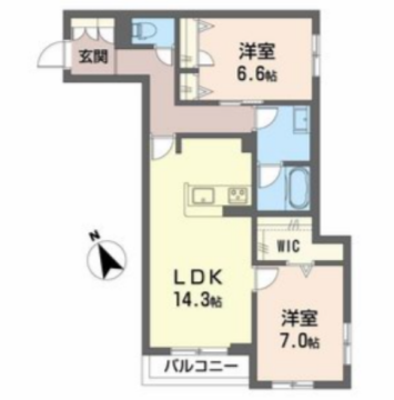 物件間取画像