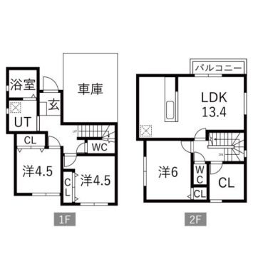 物件間取画像