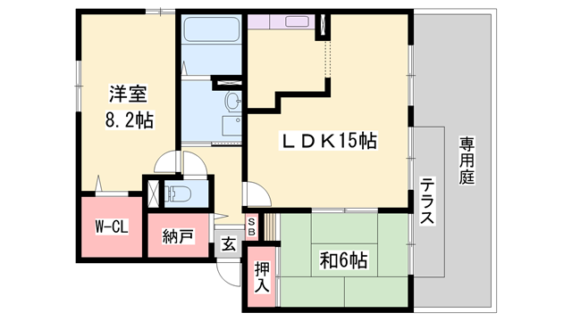 物件間取画像