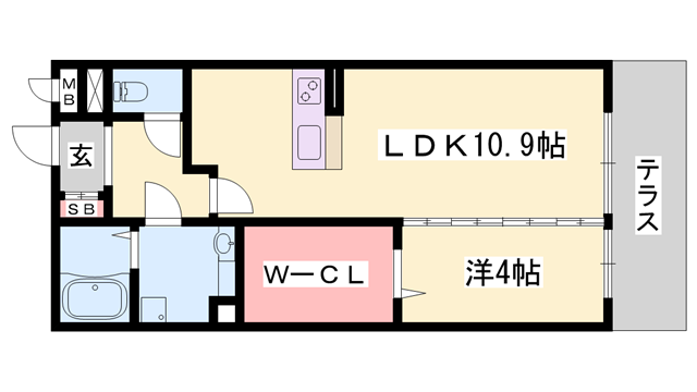 物件間取画像