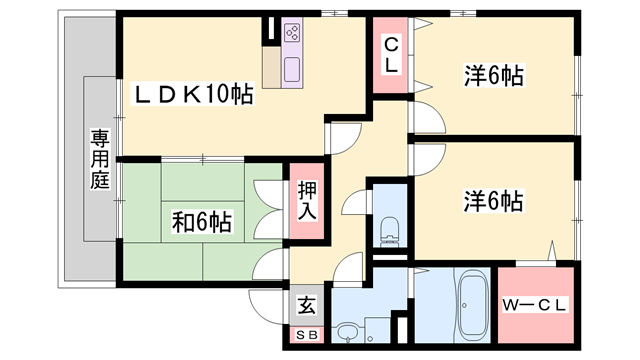 物件間取画像