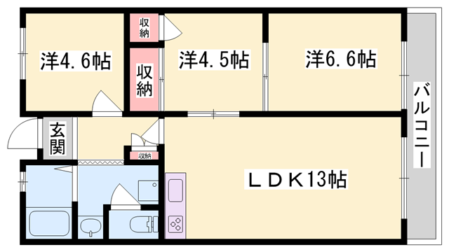 物件間取画像