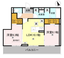 物件間取画像