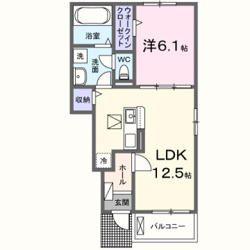 物件間取画像