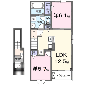 物件間取画像