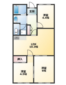 物件間取画像