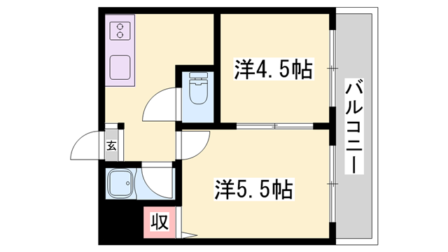 マンションまるかの物件間取画像