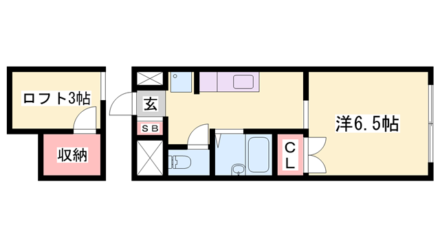 ヴィヴィール白浜の物件間取画像