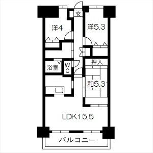 物件間取画像