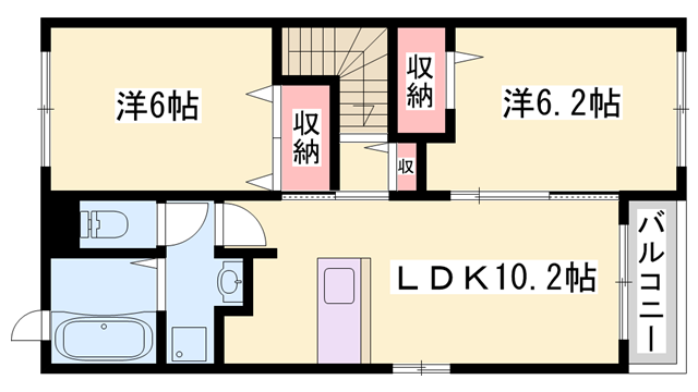 ル　ボヌール赤穂Ⅱの物件間取画像