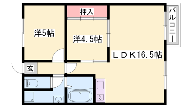物件間取画像