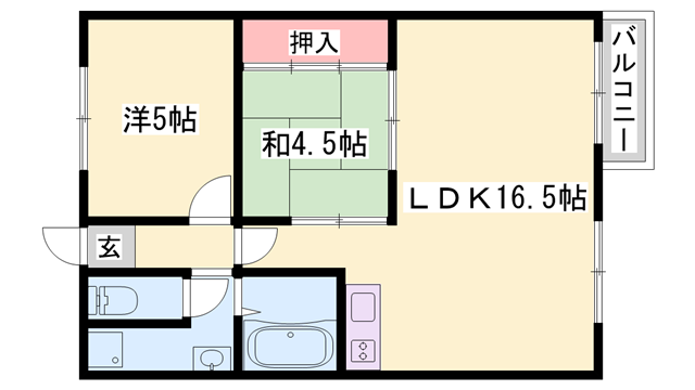 物件間取画像