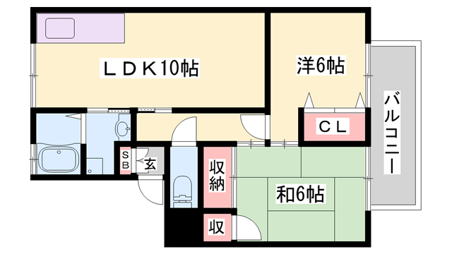 物件間取画像