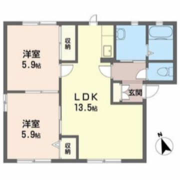 物件間取画像