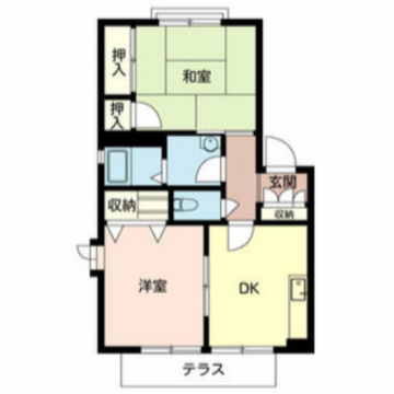 物件間取画像