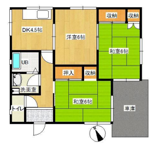 天満MS戸建の物件間取画像