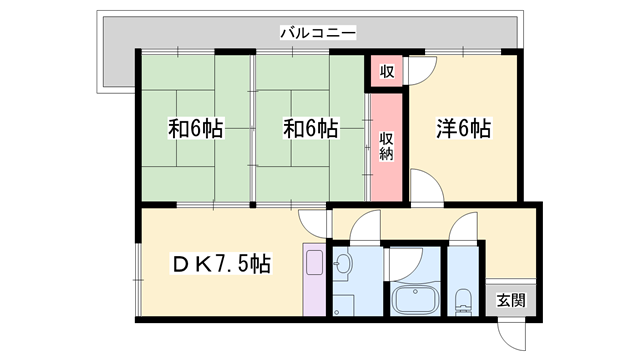 物件間取画像
