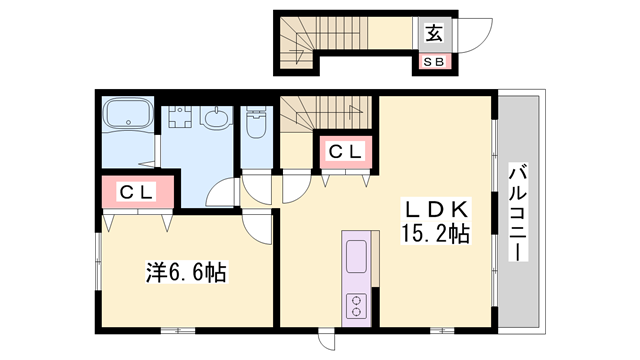 物件間取画像