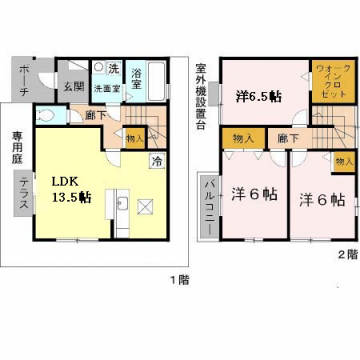 物件間取画像