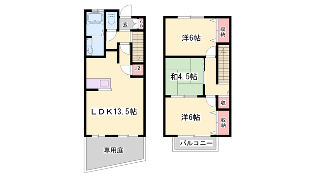 物件間取画像