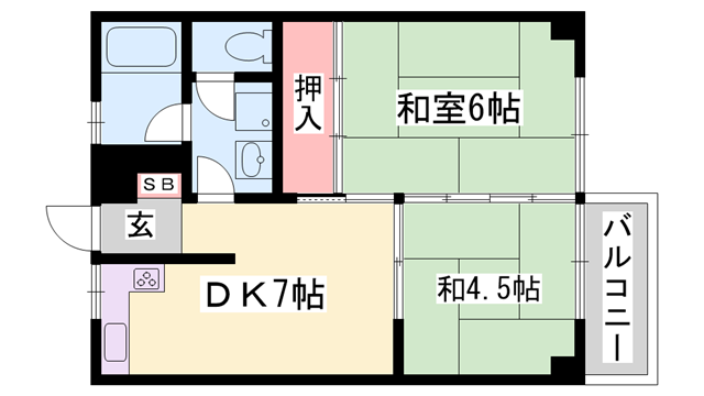 物件間取画像