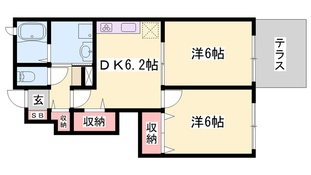 物件間取画像
