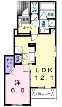 物件間取画像