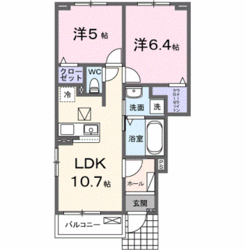 物件間取画像