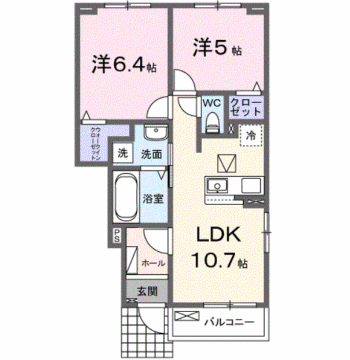 物件間取画像