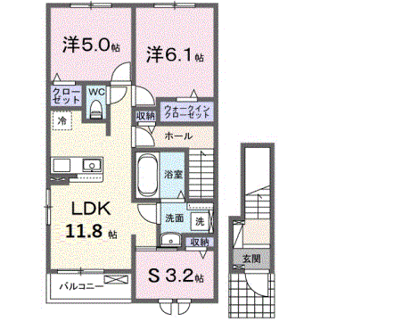 物件間取画像