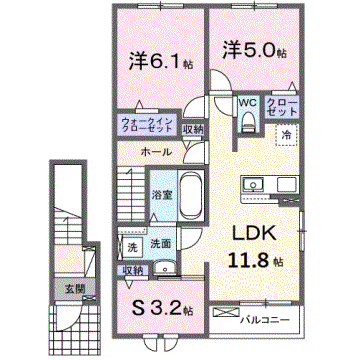 物件間取画像
