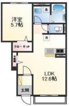 物件間取画像