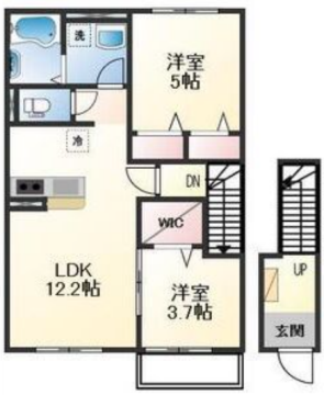 物件間取画像