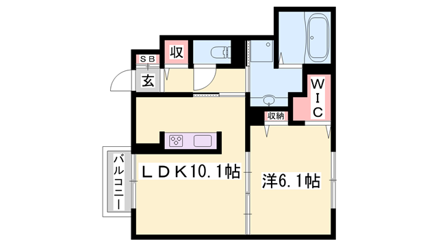 物件間取画像