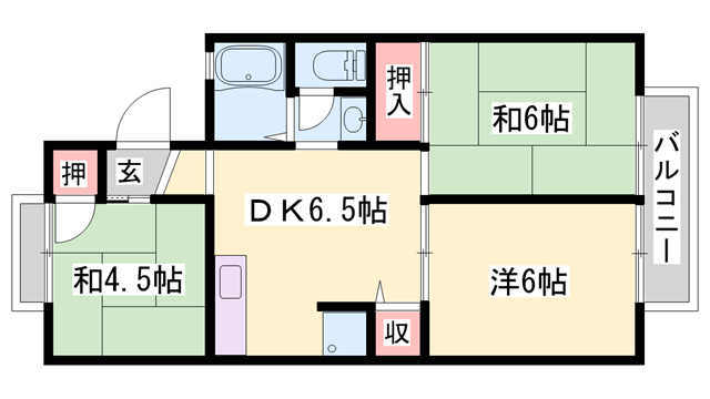 物件間取画像